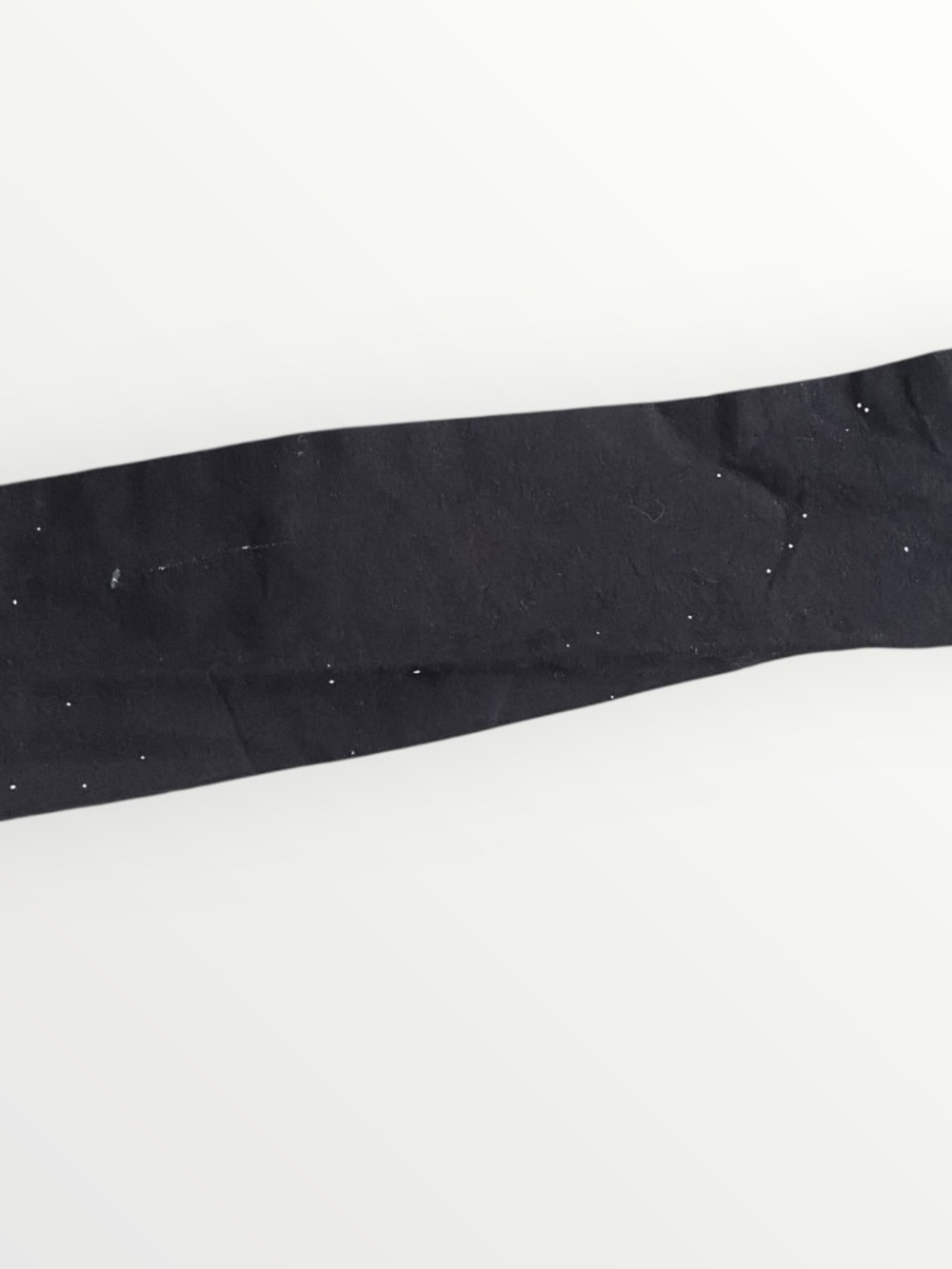 Zara Black Lace Collared Waist Tie Long Dress Size L - Picture 13 of 13